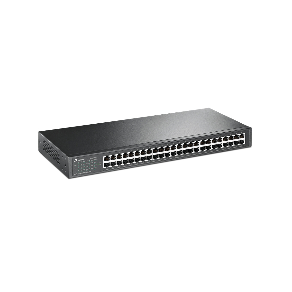 سوئیچ شبکه 48 پورت مگابیتی و رکمونت تی پی لینک مدل TL-SF1048-2